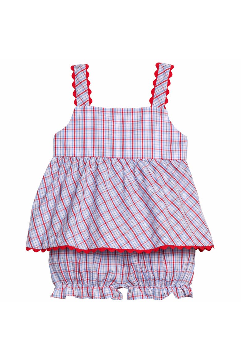 Kids' Evie Bloomer Set Blend, Main, color, Patriotic Plaid