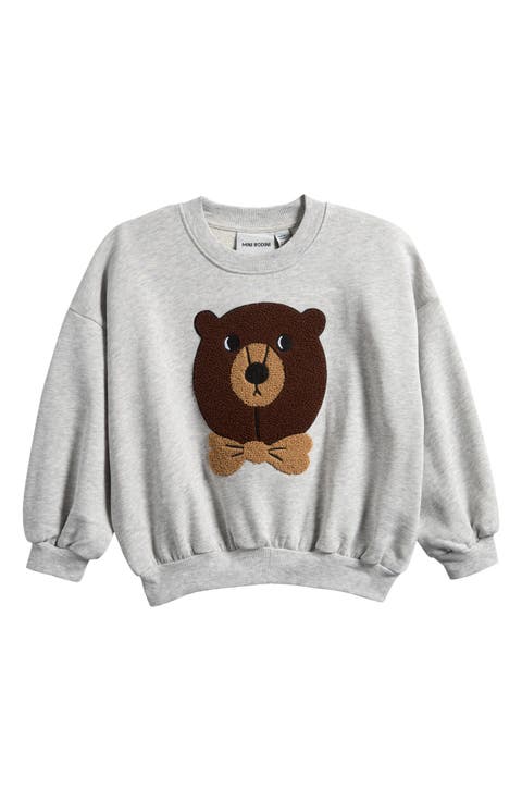 Kids' Bear Organic Cotton Sweatshirt (Toddler, Little Kid & Big Kid)
