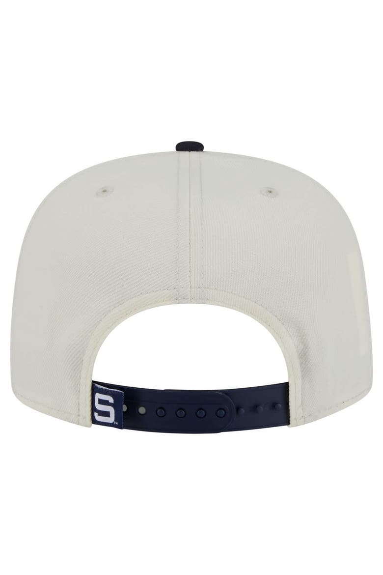 Men's New Era White Penn State Nittany Lions Collegiate 9FIFTY A-Frame Snapback Hat, Alternate, color, White