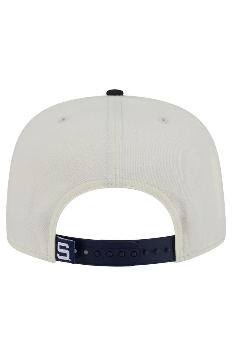 New Era Men's New Era White Penn State Nittany Lions Collegiate 9FIFTY A-Frame Snapback Hat, Alternate, color, White