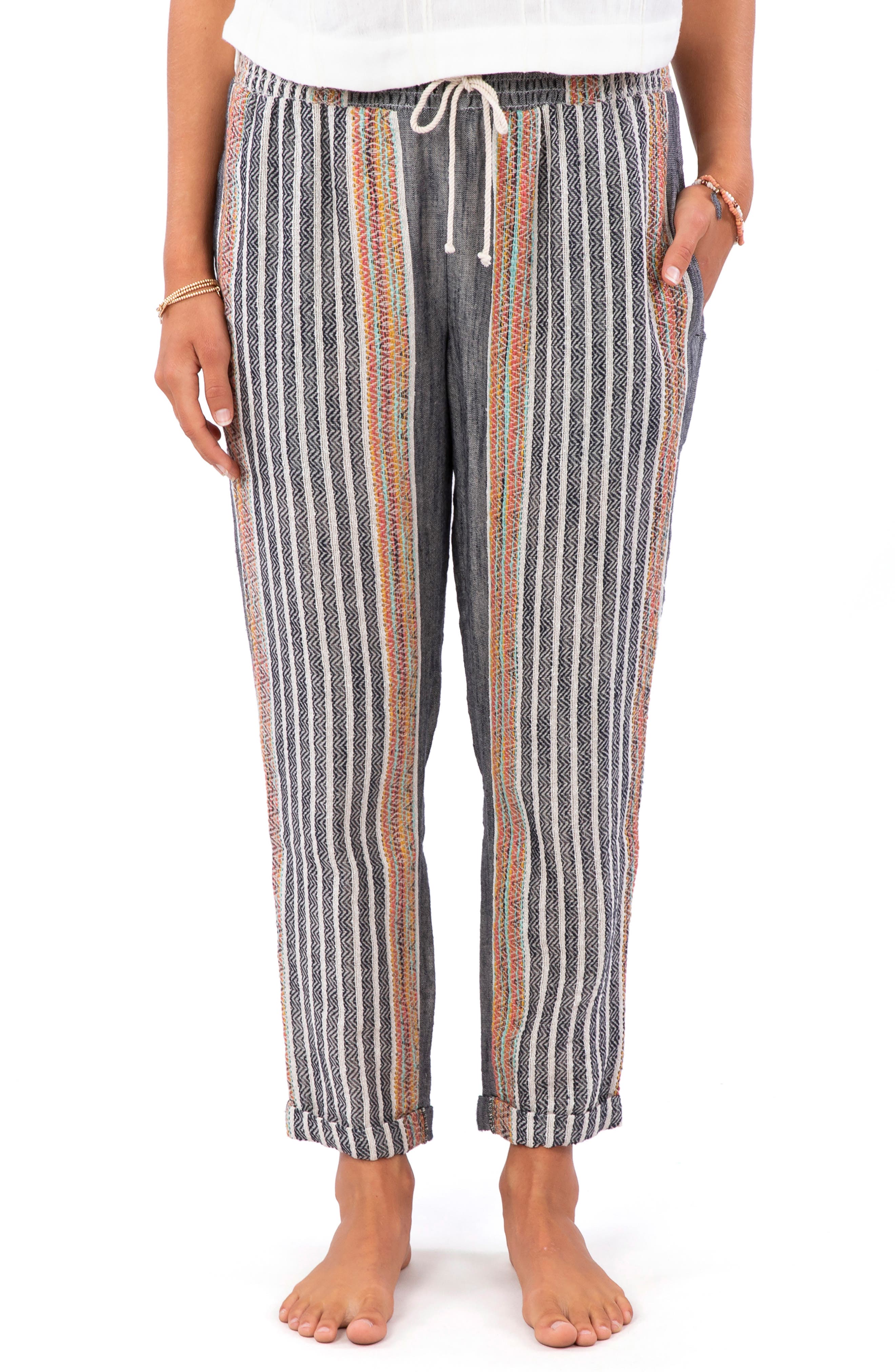 Rip Curl Baja Stripe Crop Pants (Women) | Nordstromrack