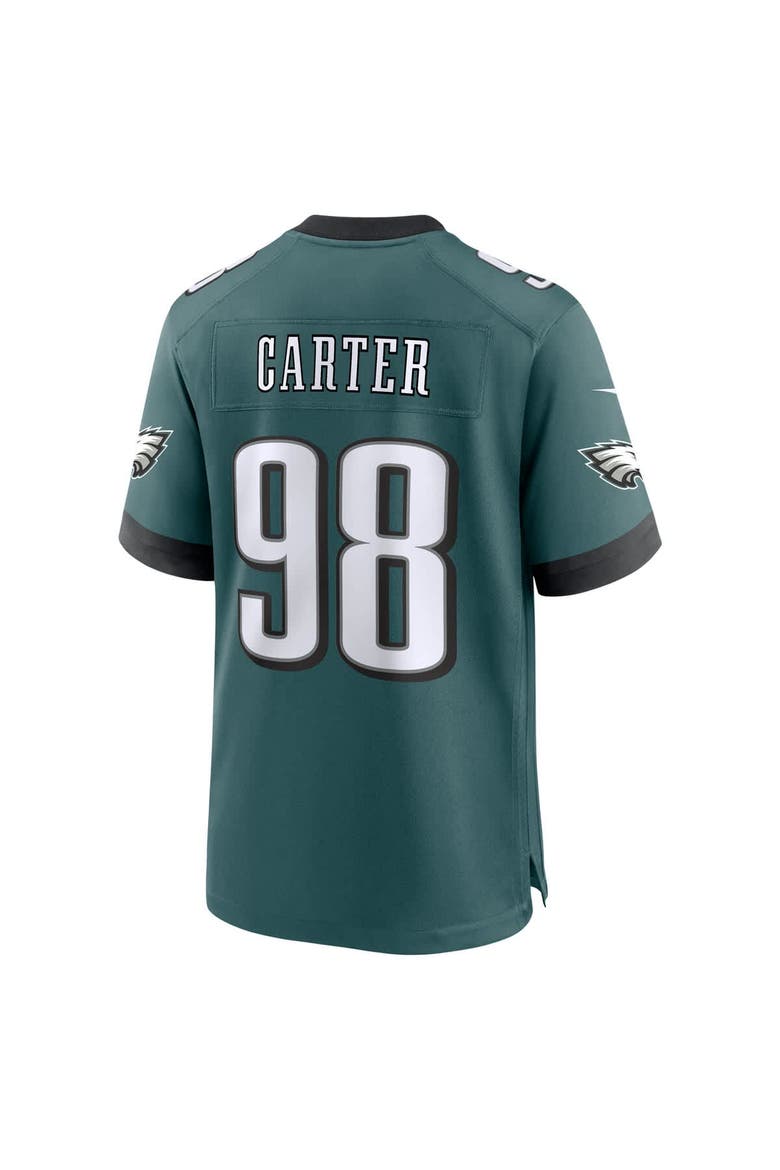 Men's Nike Jalen Carter Midnight Green Philadelphia Eagles Team Game Jersey, Alternate, color, Green