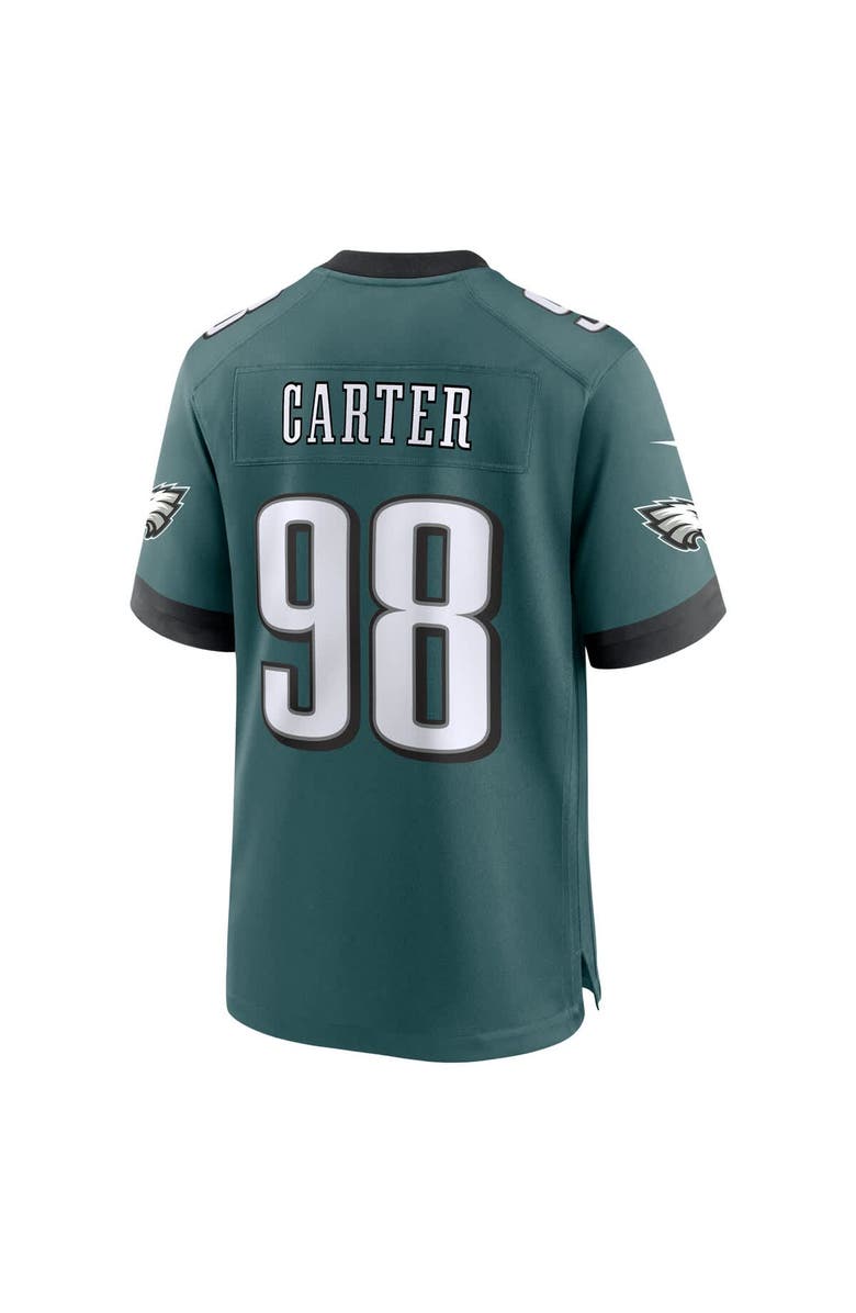 Nike Men's Nike Jalen Carter Midnight Green Philadelphia Eagles Team Game Jersey, Alternate, color, Green