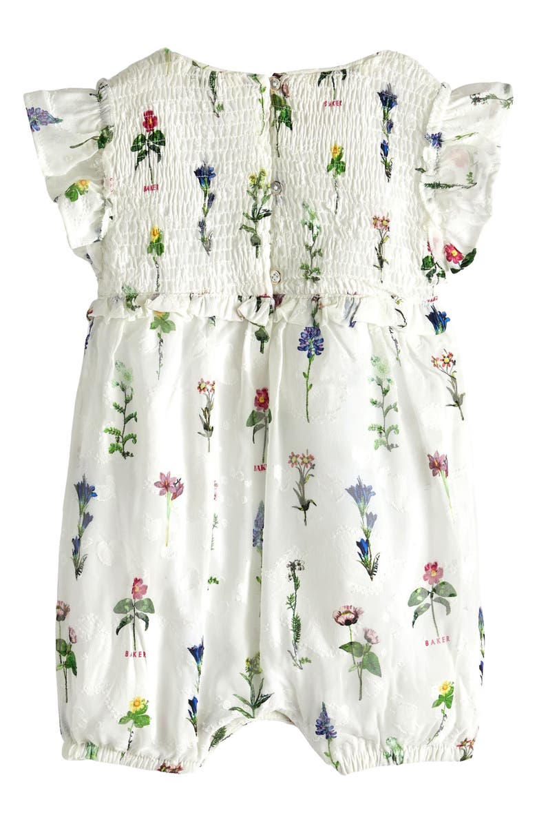 Baker by Ted Baker Floral Romper, Alternate, color, 