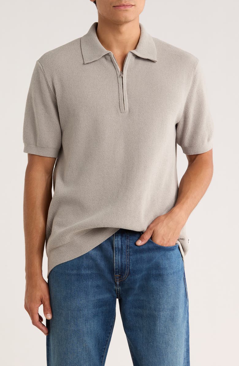 NN07 Danny Zip Polo, Main, color, Fog