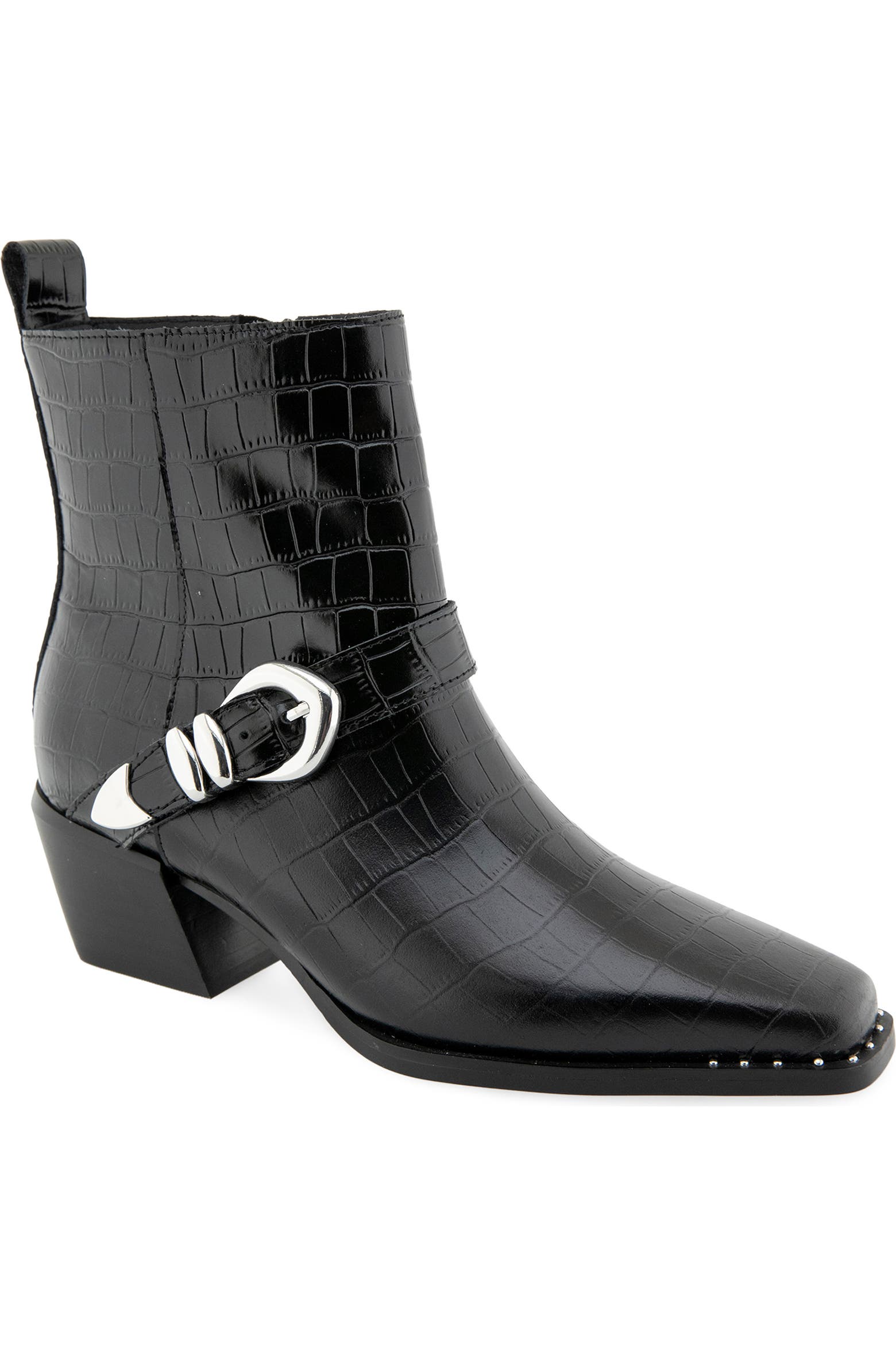 Free Crocs Rebecca Minkoff Maddy Croc Embossed Leather Boot (Women) | Nordstrom