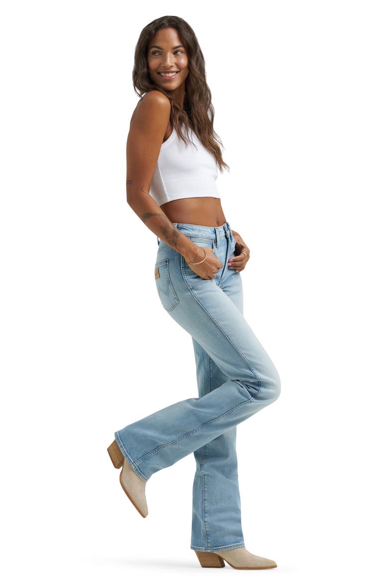 Dallas Bootcut Jeans, Alternate, color, SAGEBRUSH