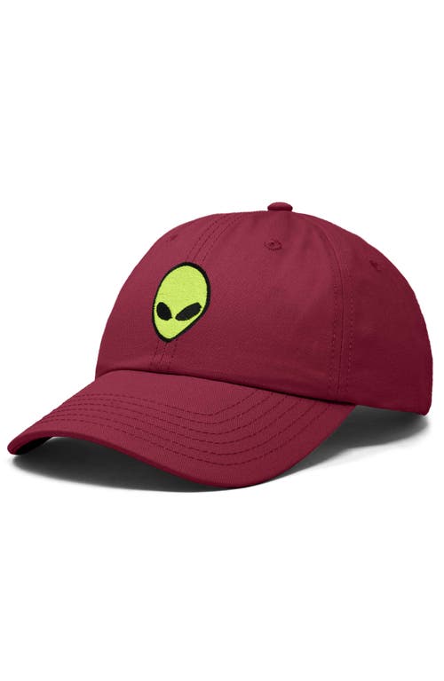 Dalix Alien Dad Cap In Maroon
