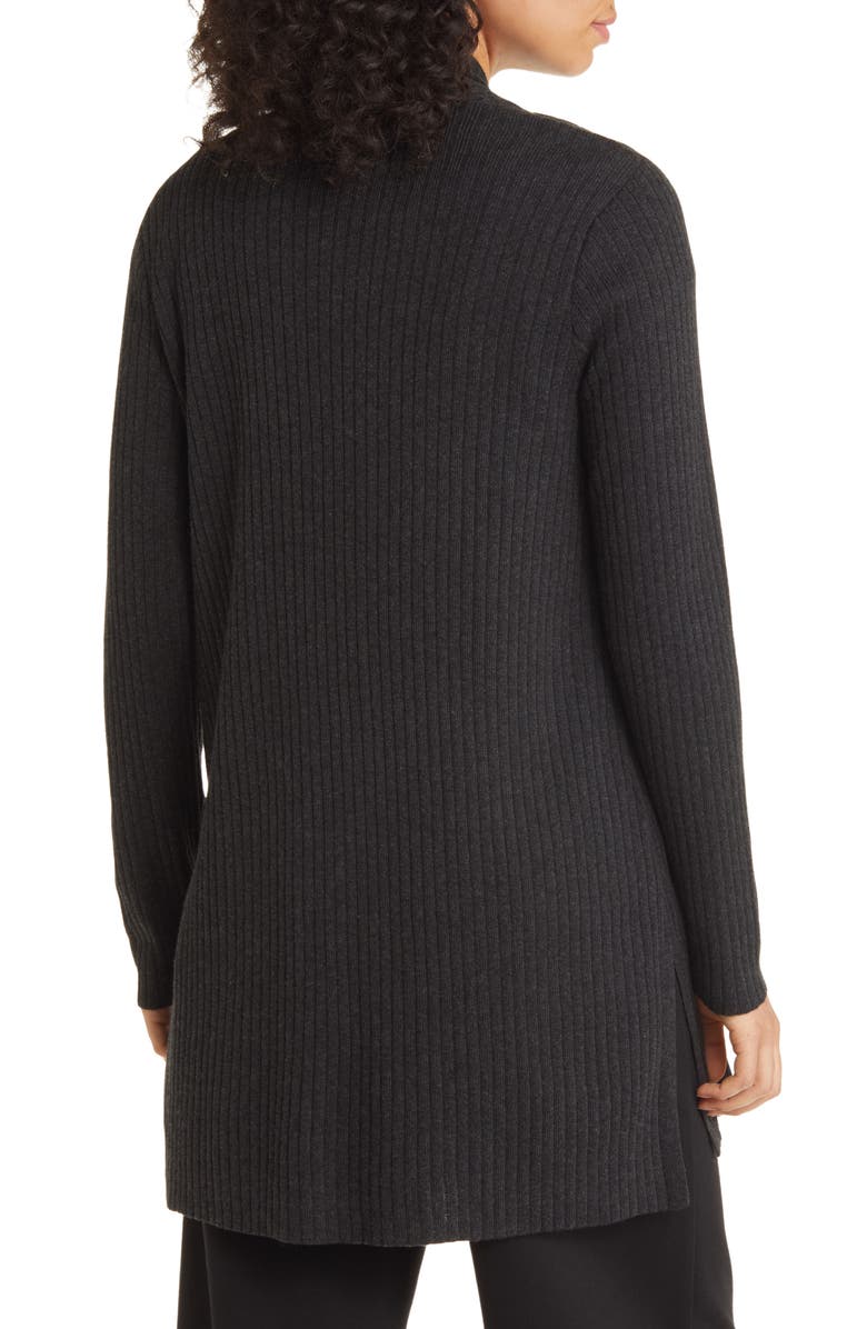 Eileen Fisher Organic Cotton Blend Longline Cardigan, Alternate, color, 