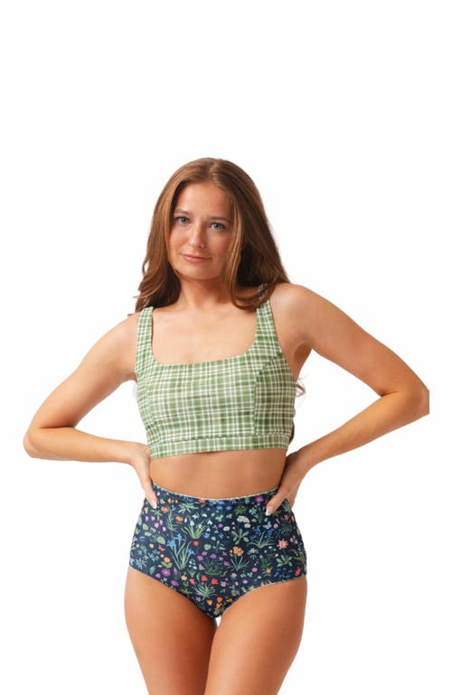 Lime Ricki Swimwear Reversible Ultra High-waist Bottom