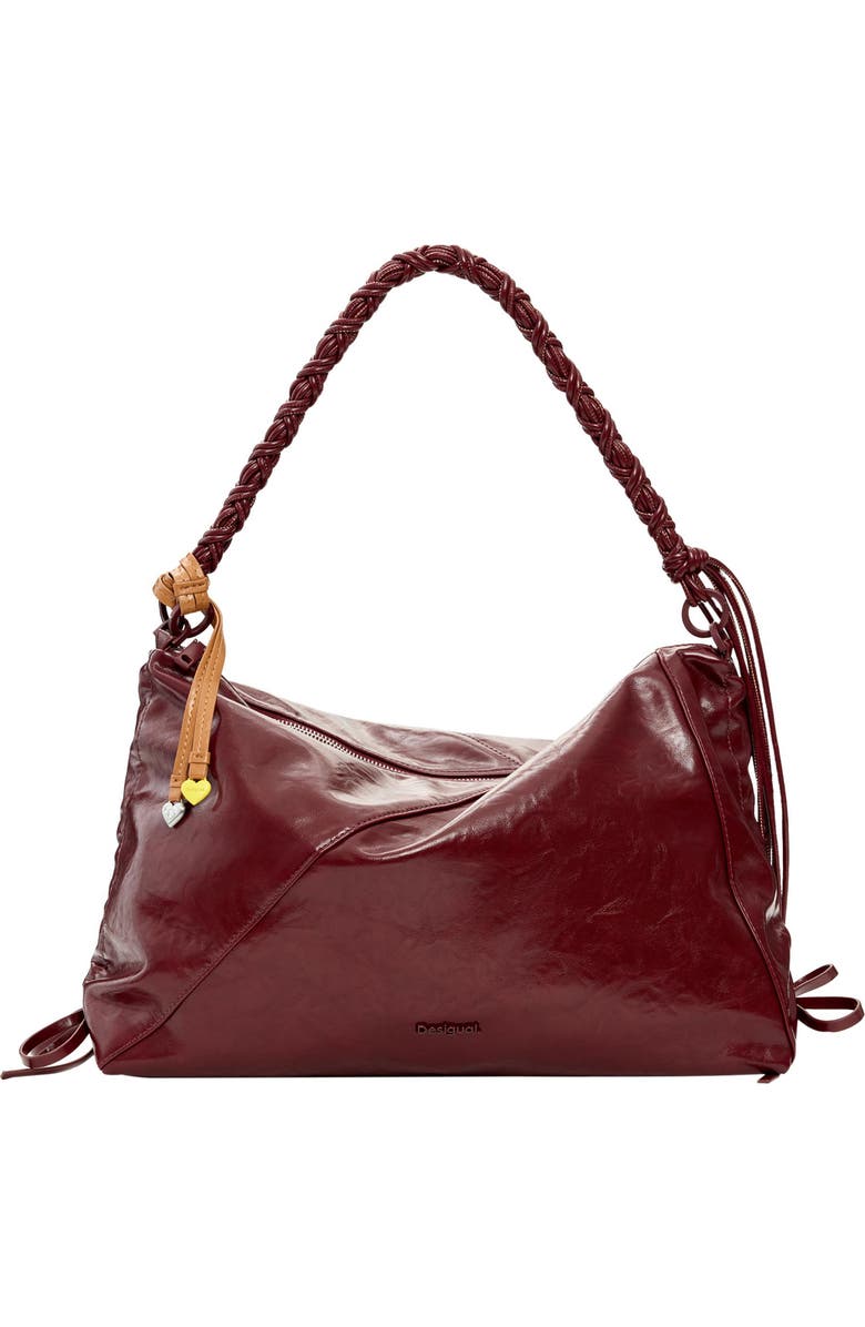 Desigual Faux Leather Shoulder Bag, Main, color,