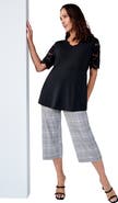 Jessica London Stretch Knit Wide Leg Pant