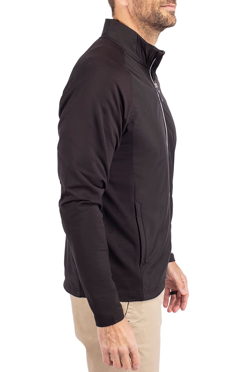 Cutter & Buck Adapt Knit Full Zip Jacket, Alternate, color, Black