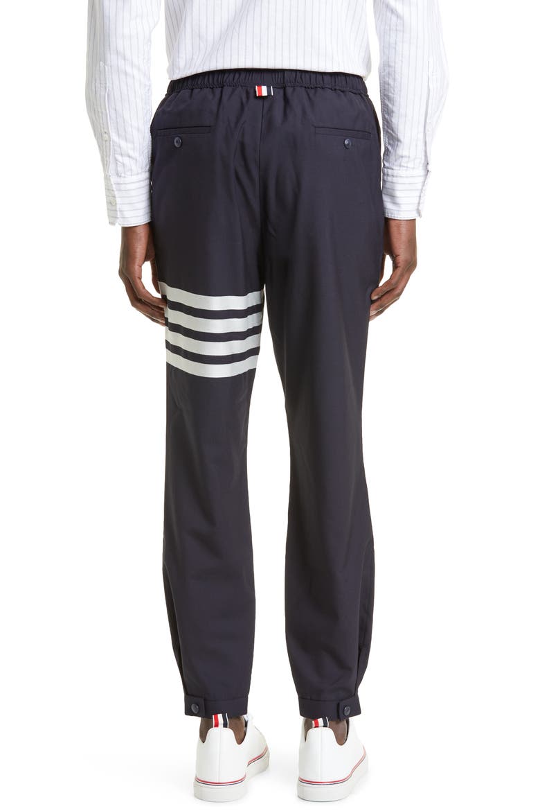 4-Bar Wool Track Pants, Alternate, color, NAVY