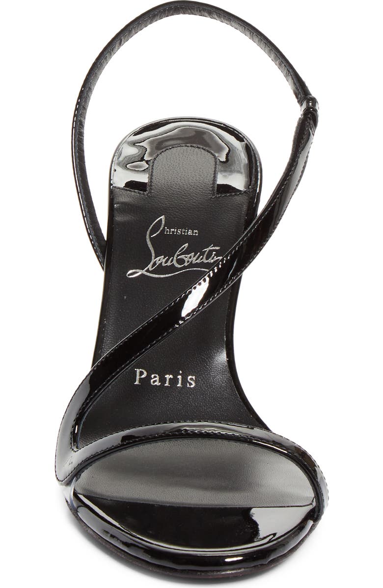 Christian Louboutin Rosa Z Slingback Sandal, Alternate, color, Black/ Black