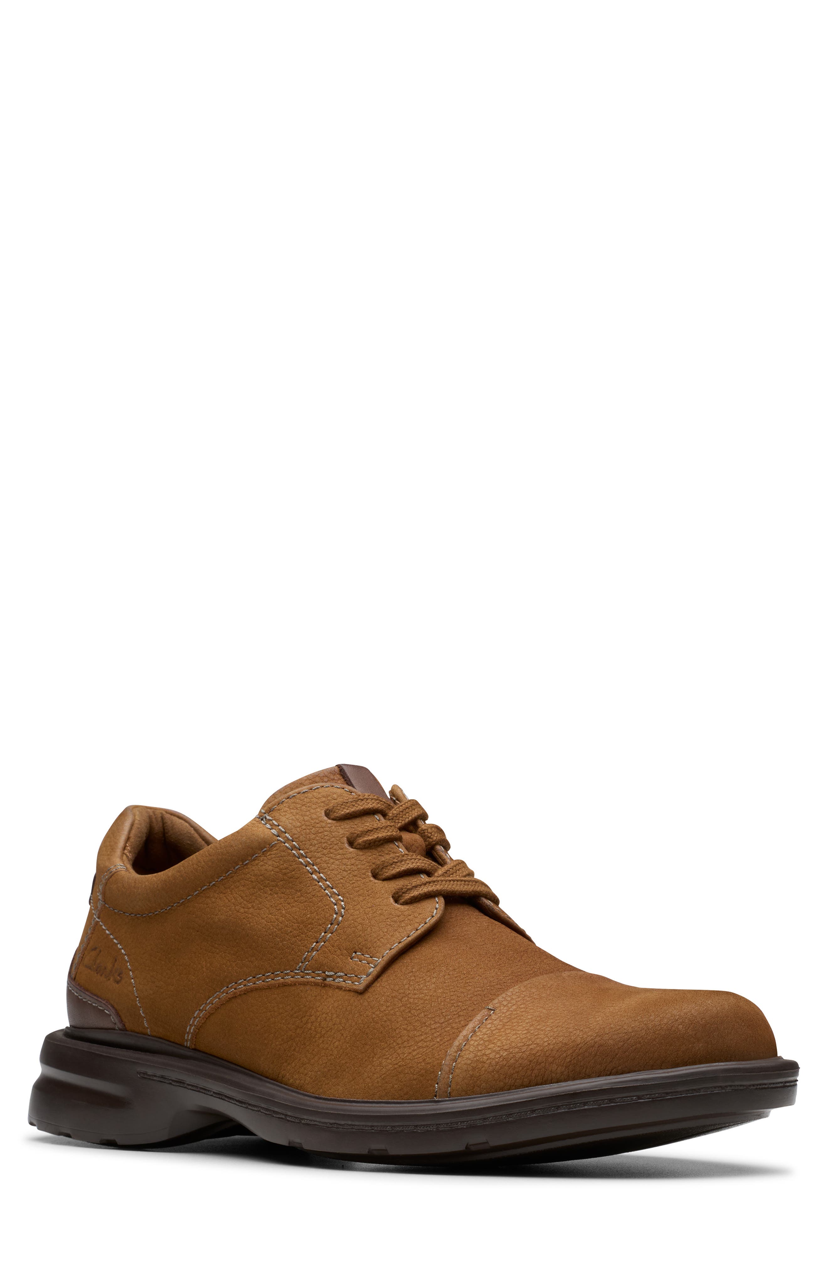 Gessler Cap Toe Derby, Main, color, COLA NUBUCK