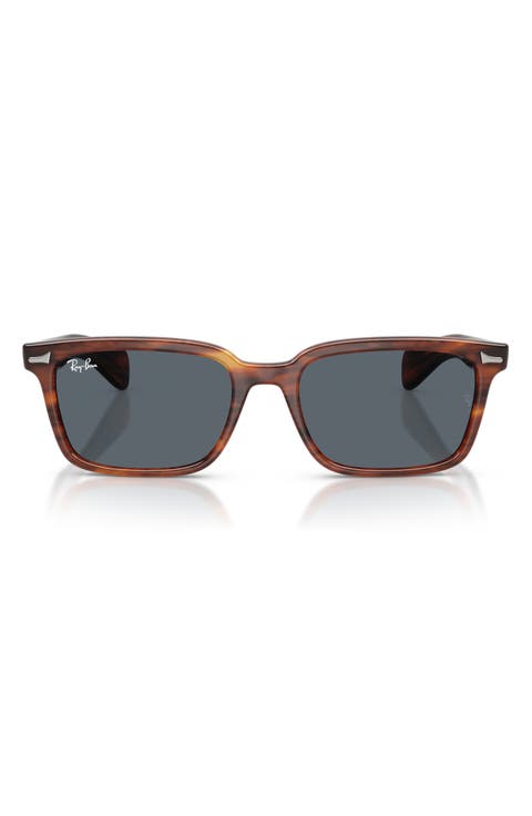 Brunel 56mm Rectangle Sunglasses