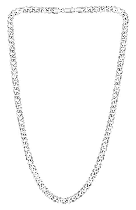 Sterling Silver Box Chain Necklace