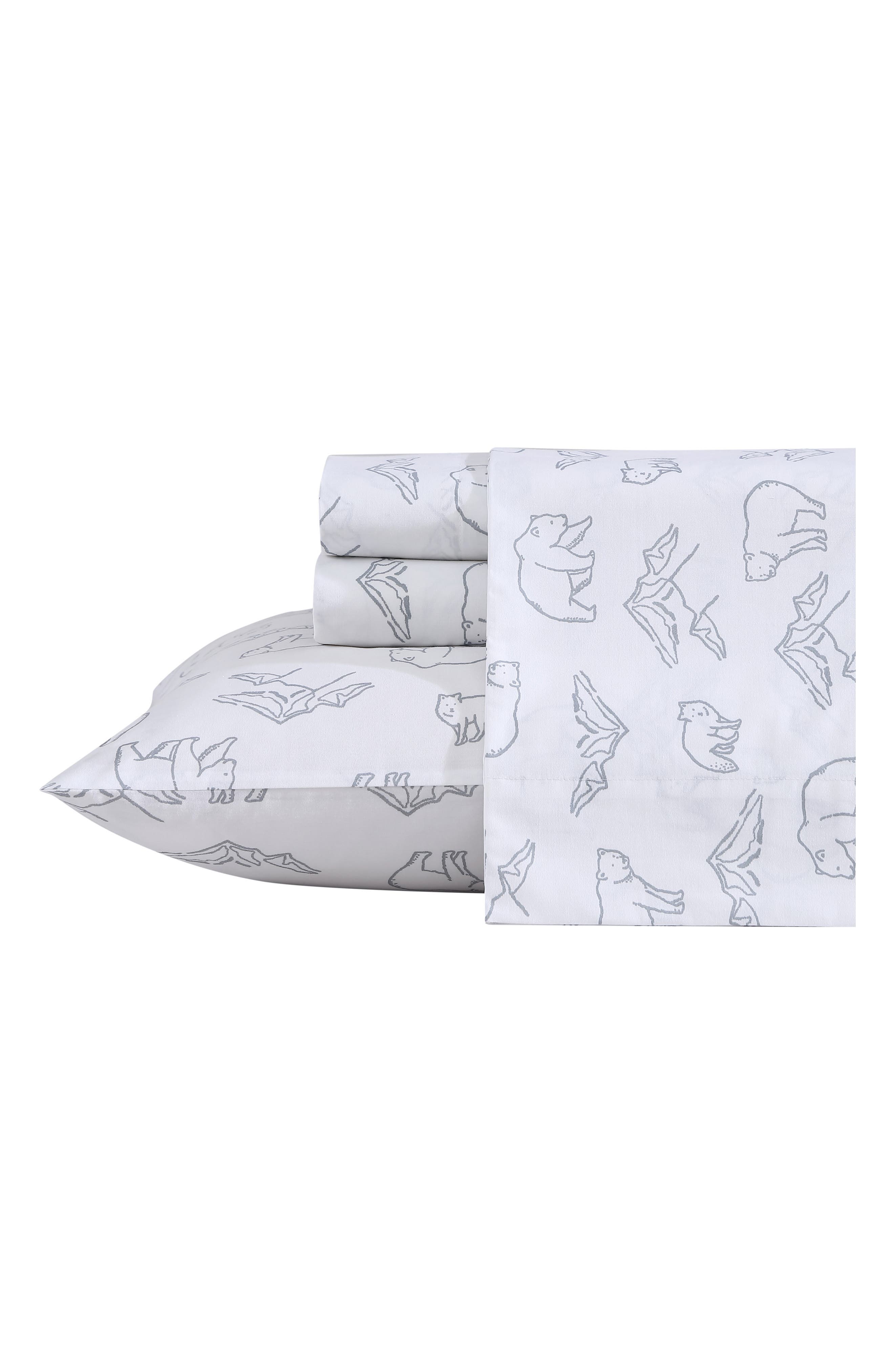 Eddie Bauer Smokey Bear Camp 200 Thread Count 100% Cotton Percale Sheet Set