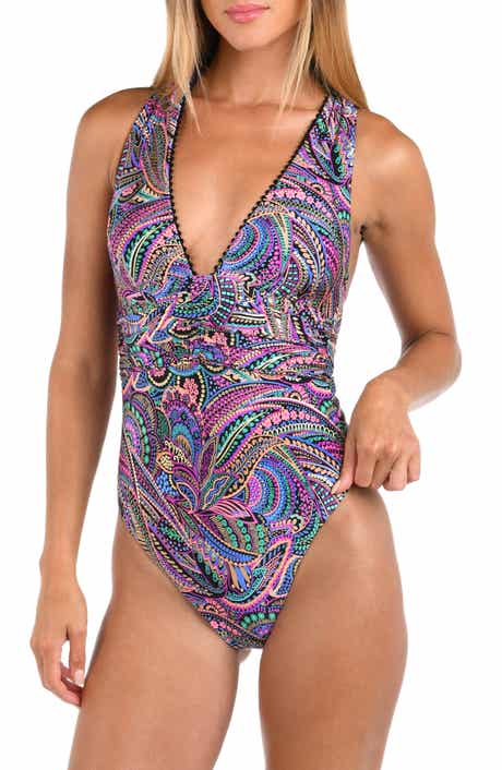 Sunshine 79 Disco Plunge One-Piece Swimsuit