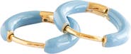 Pip Pop Enamel Hoop Hypoallergenic Earrings