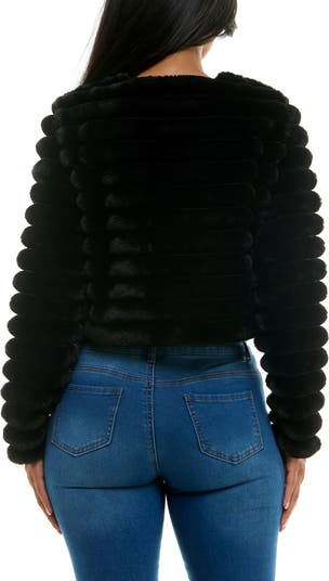 Faux Fur Long Sleeve Bolero