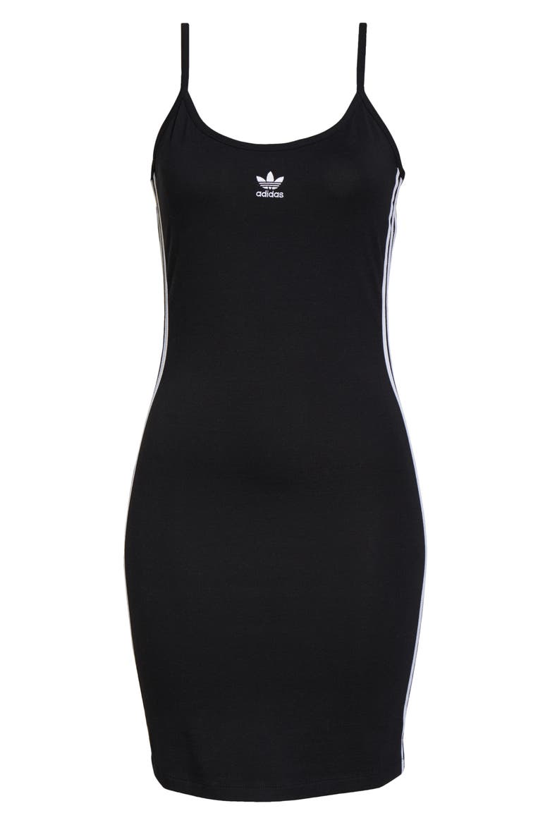 Tank Dress, Alternate, color, BLACK/ WHITE