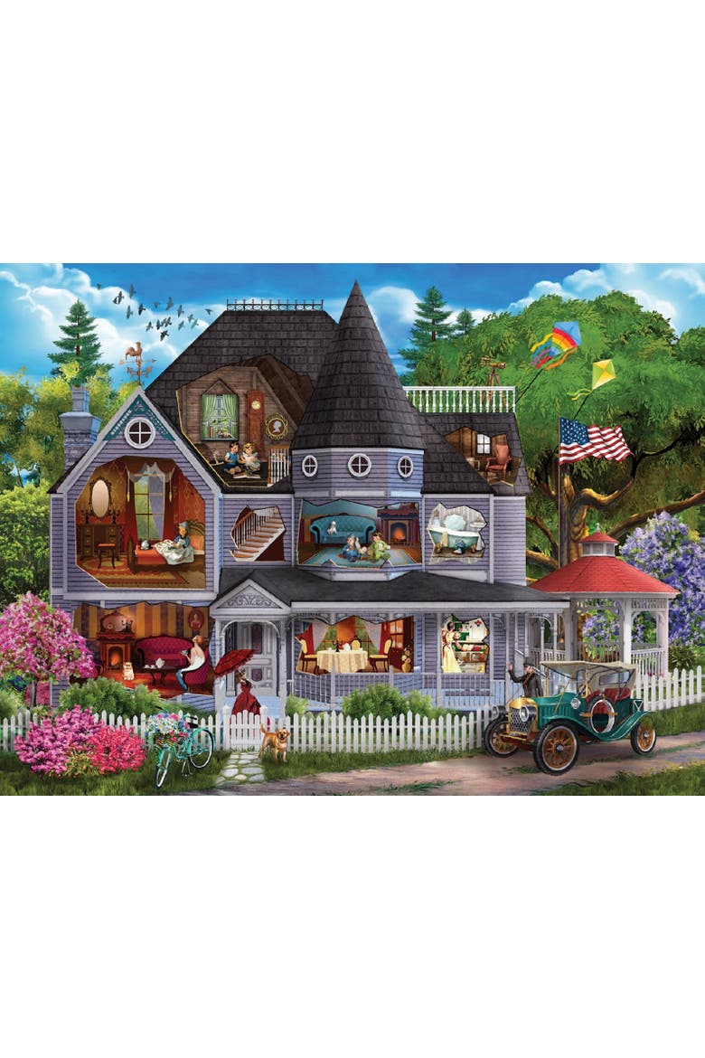 Victorian House 300 piece Jigsaw Puzzle for Adults, Alternate, color, Multicolor