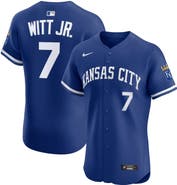 Nike Men's Nike Bobby Witt Jr. Royal Kansas City Royals Alternate 2 Elite Player Jersey