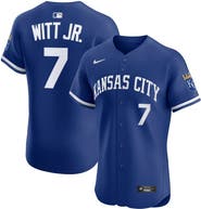 Nike Men's Nike Bobby Witt Jr. Royal Kansas City Royals Alternate 2 Elite Player Jersey