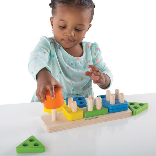 Kaplan Early Learning Company Toddler Wooden One To Four Counter In Multi