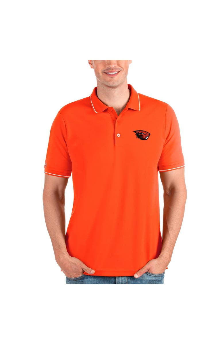 ANTIGUA Men's Antigua Orange Oregon State Beavers Affluent Polo, Main, color, 