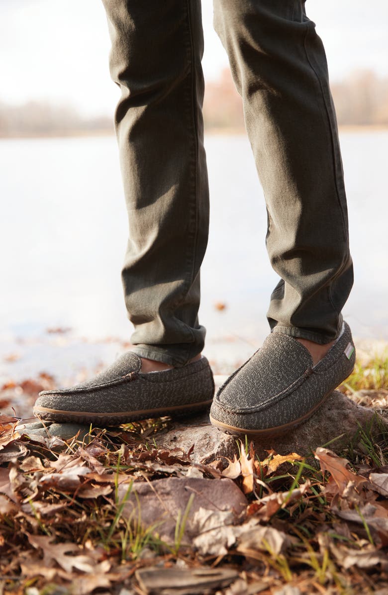 Minnetonka Elm Slipper, Alternate, color, Morel