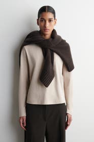 COS Clean Cut Long-Sleeved T-Shirt