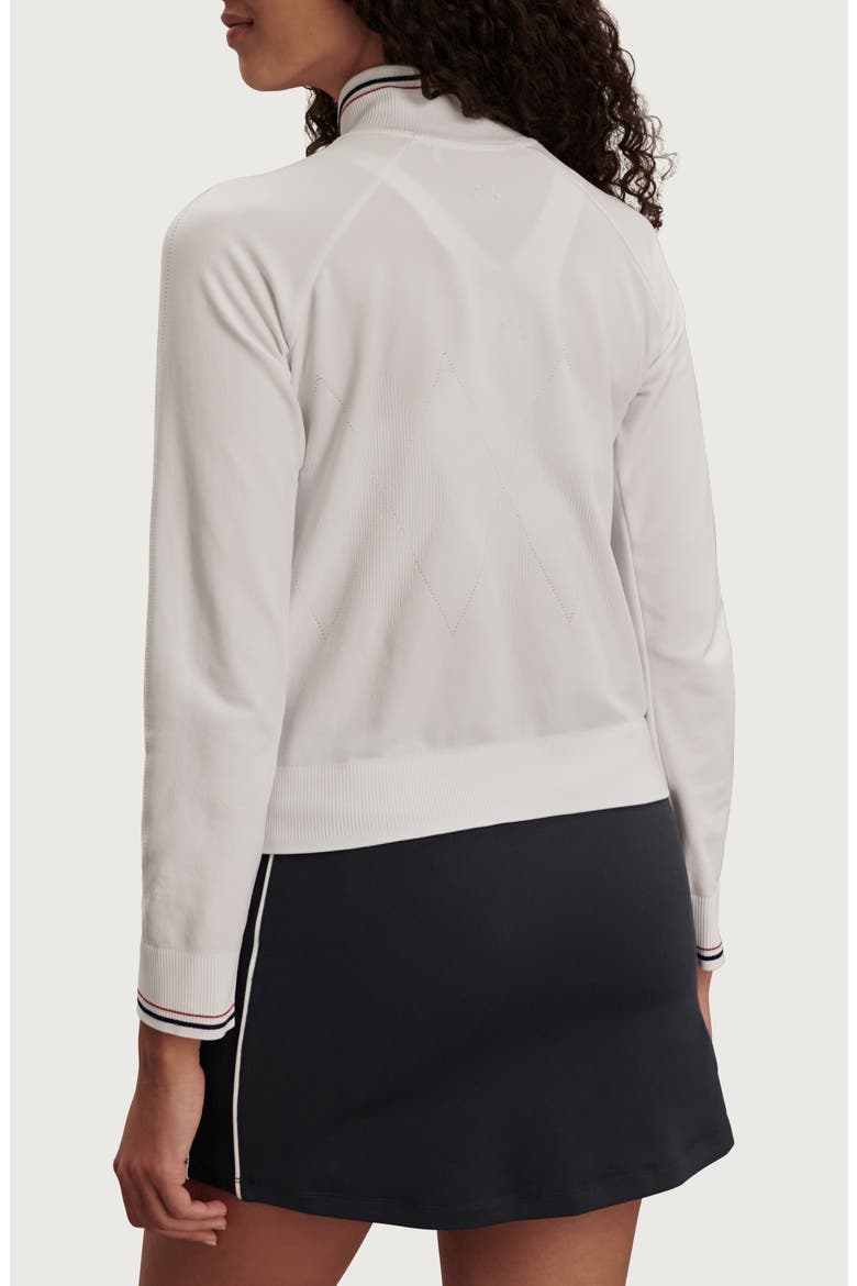 Len Seamless Performance Zip Jacket, Alternate, color, WHITE