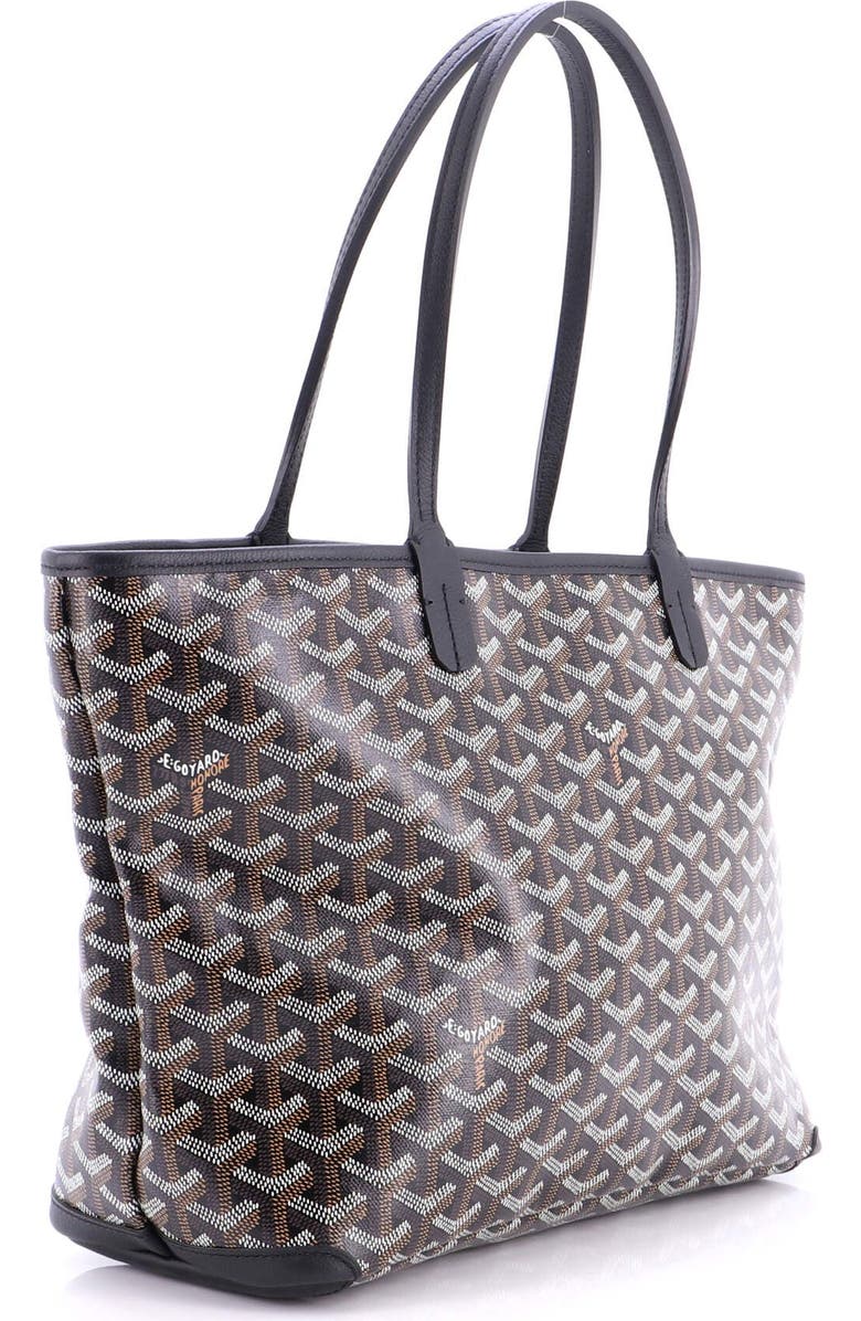 Pre-Owned Goyard Artois Tote Coated Canvas PM, Alternate, color, Black