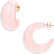 Leith Puffy Resin Hoop Earrings
