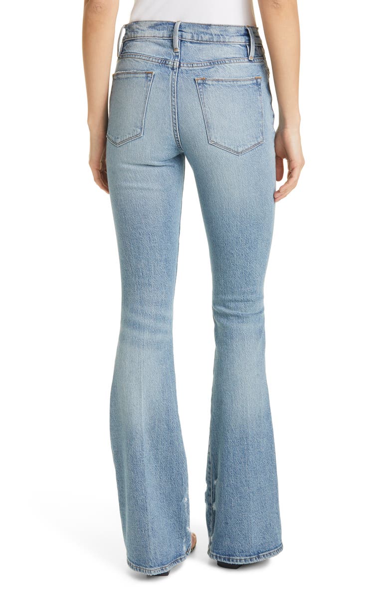 FRAME Le High Waist Flare Jeans, Alternate, color, 
