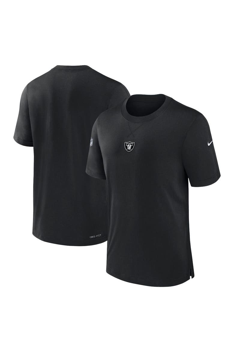 Men's Nike Black Las Vegas Raiders 2023 Sideline Performance T-Shirt, Main, color, Black