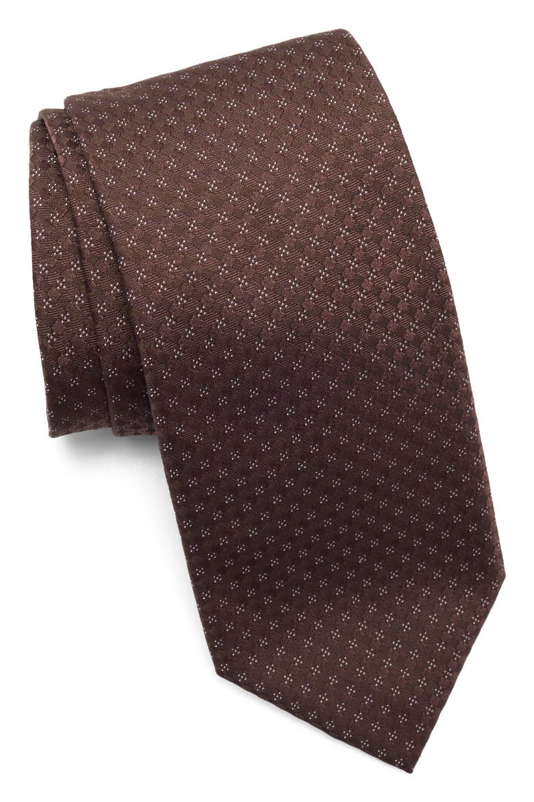 Lionel Micro Tie, Main, color, BROWN