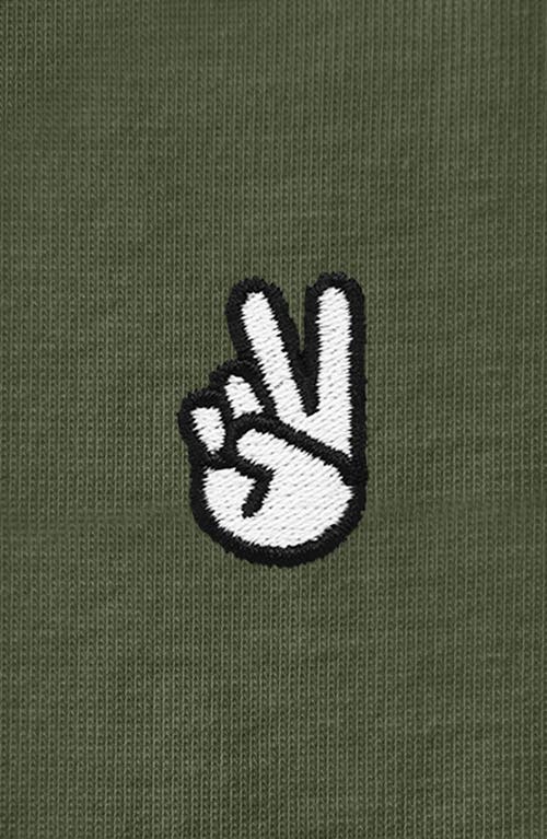 DALIX DALIX WOMENS PEACE SIGN JERSEY RELAXED TEE 
