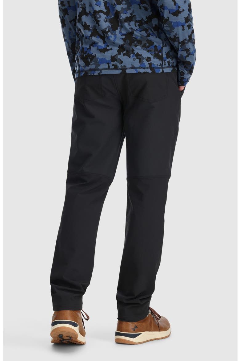 Fleece Lined Pants, Alternate, color, BLACK