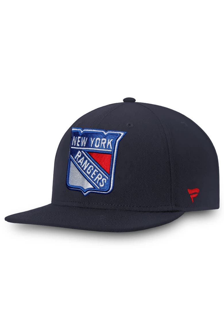 Men's Fanatics Navy New York Rangers Core Fitted Hat, Main, color, Navy