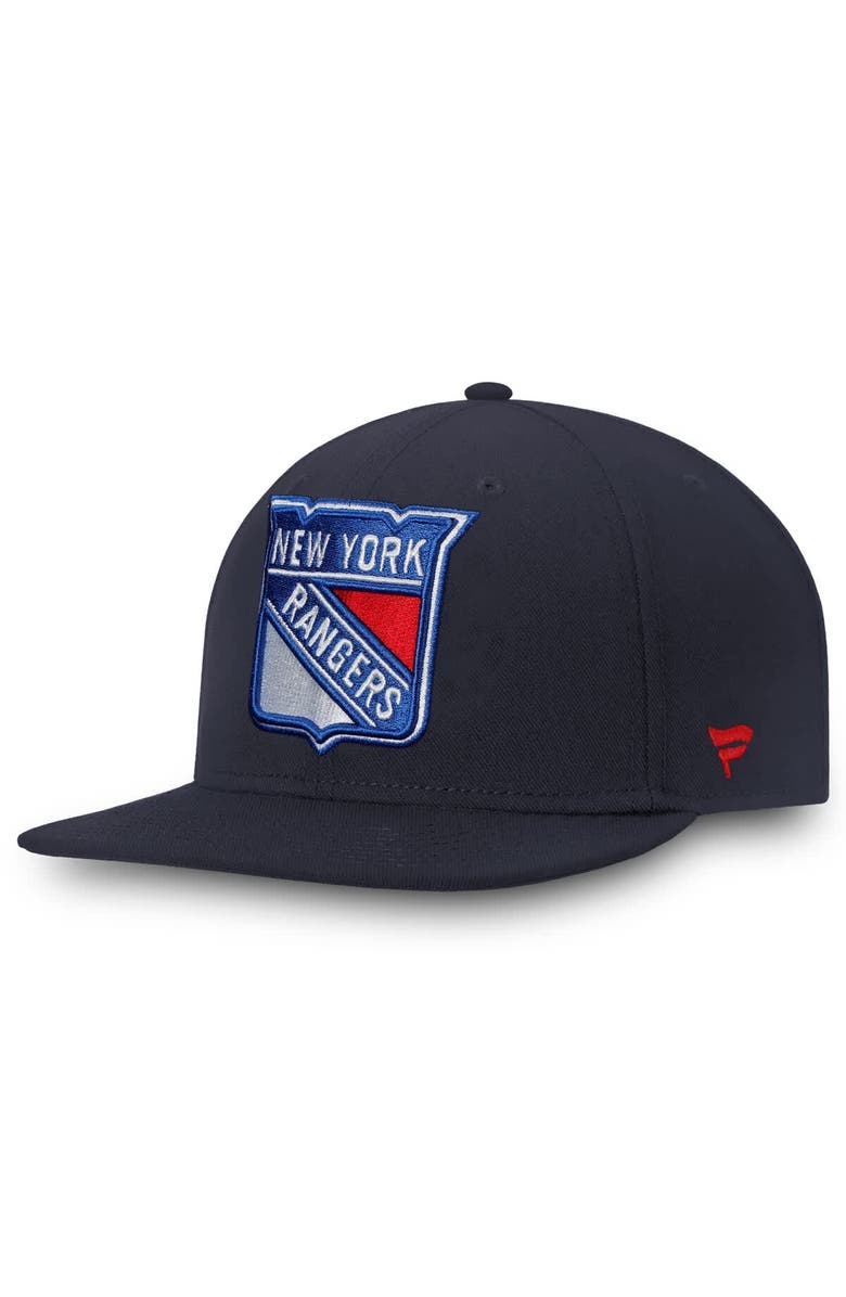 FANATICS Men's Fanatics Navy New York Rangers Core Fitted Hat, Main, color, Navy