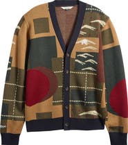 MALBON GOLF Edo Wool Blend Cardigan