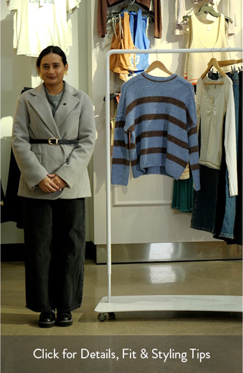 Oslo Stripe Crewneck Sweater, sales video thumbnail