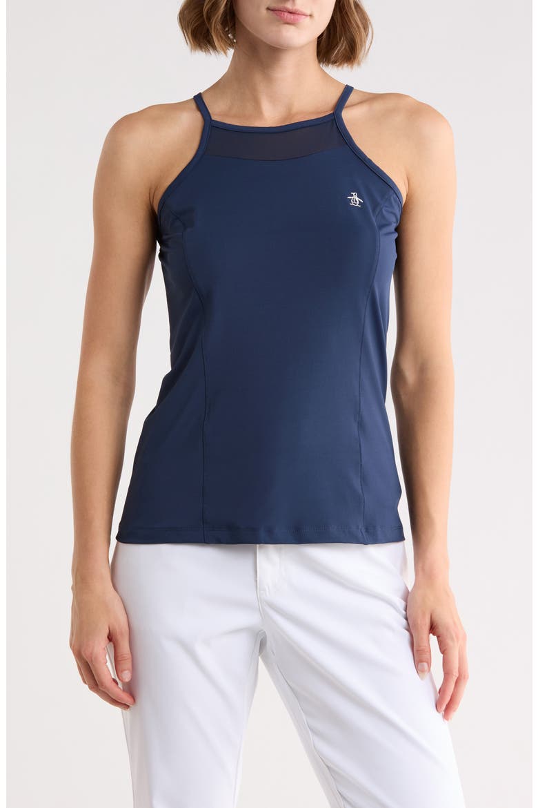 Mesh Camisole, Main, color, BLACK IRIS