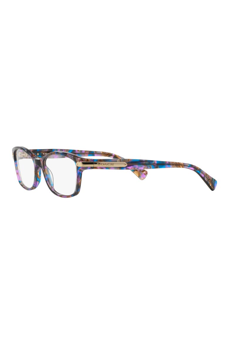 51mm Rectangular Optical Glasses, Alternate, color, MULTI PURPLE