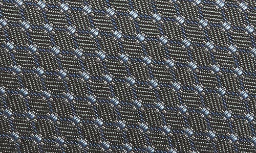 David Donahue Neat Silk Tie In Black
