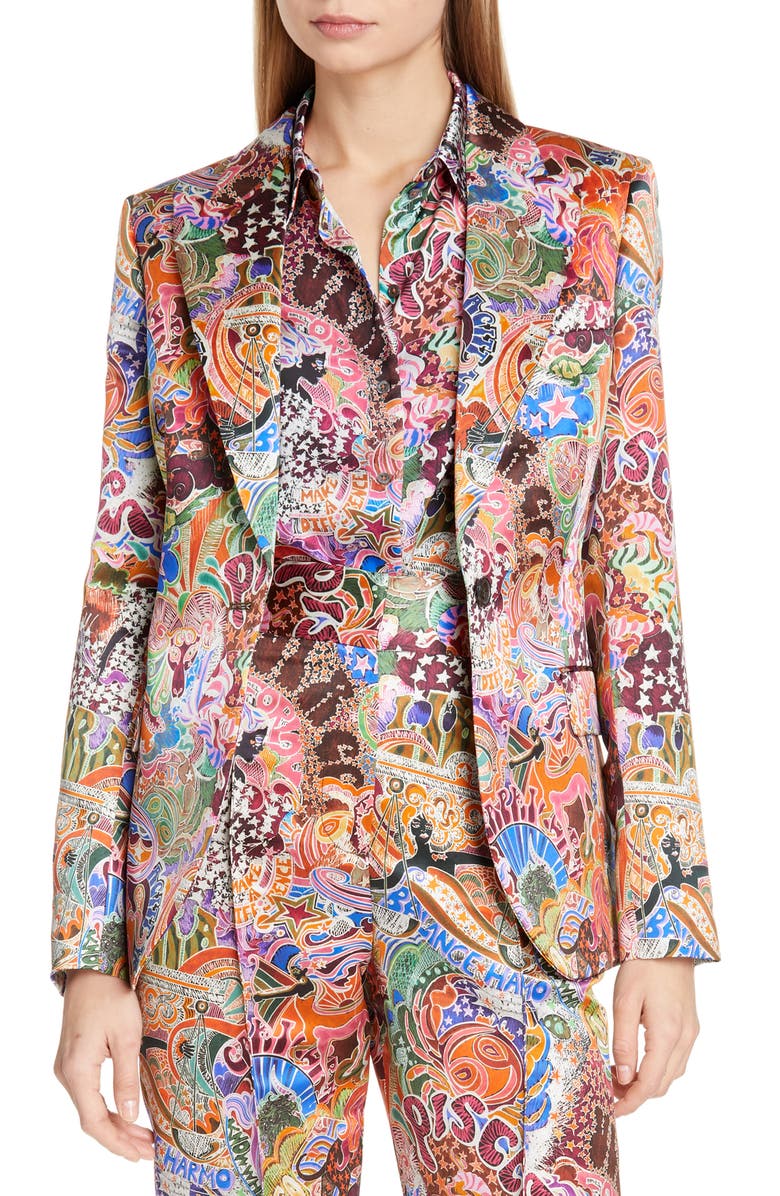 Tommy x Zendaya Satin Blazer, Main, color,